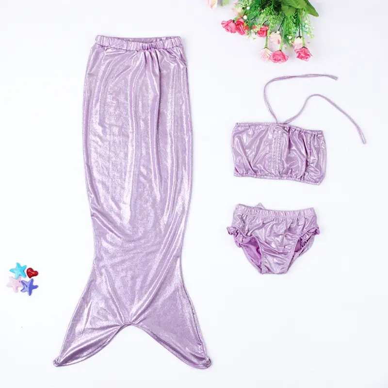 European and American foreign trade explosion Child Girls Cosplay Mermaid suit children's swimwear bikinis