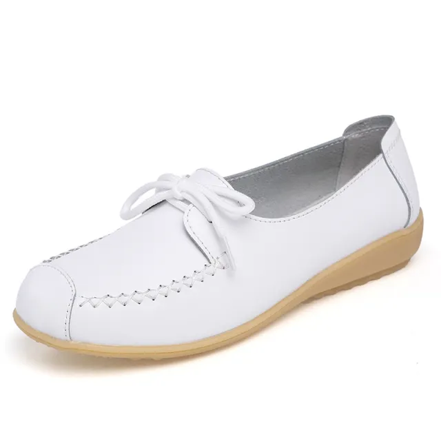 Casual flat shoes with flat heels White - Shop at LoveMi