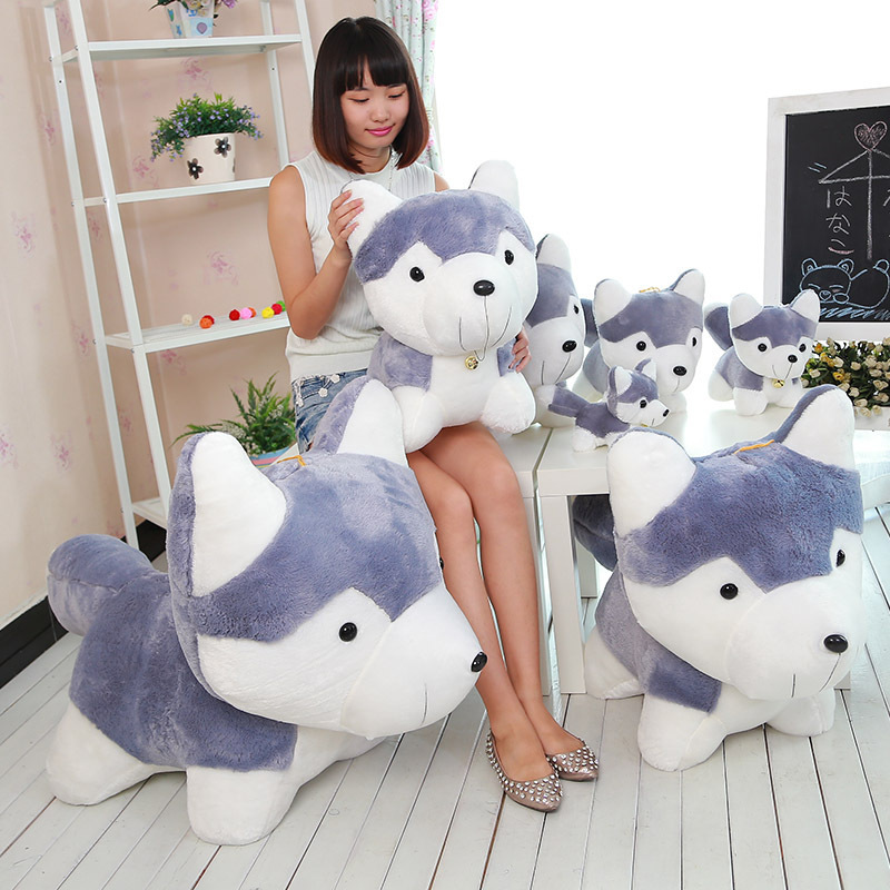 Factory direct wholesale plush toy dog new husky simulation Large Pillow Valentine Gift