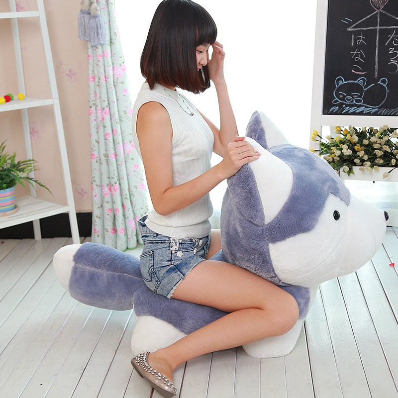 Factory direct wholesale plush toy dog new husky simulation Large Pillow Valentine Gift