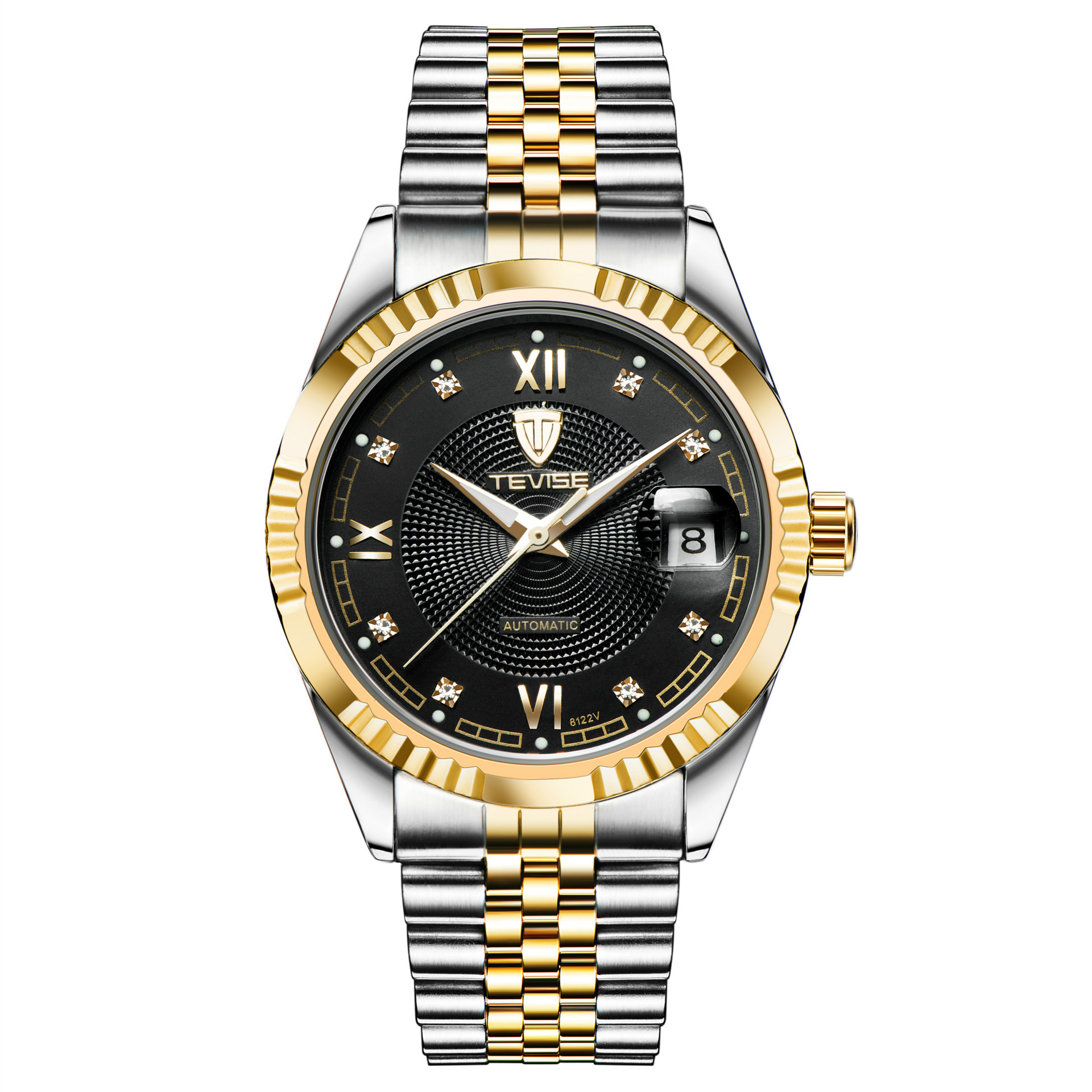 "Teweisi Men's Automatic Mechanical Watch - Waterproof, Fashionable, and Stylish