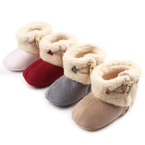 A Warm Winter Buckle Baby Toddler Shoes Trade MR0652