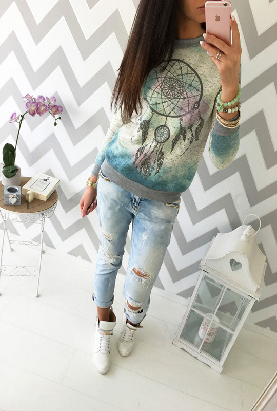 Dreamcatcher print T-shirt