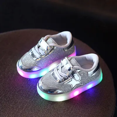 LED Shoe Magic Button