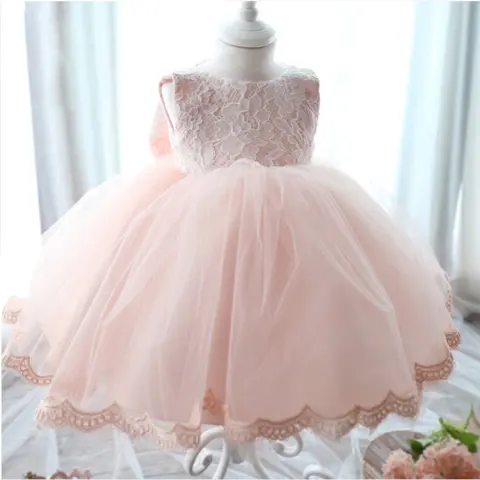 The New Baby Bow Dress Age 0-2 Years Old