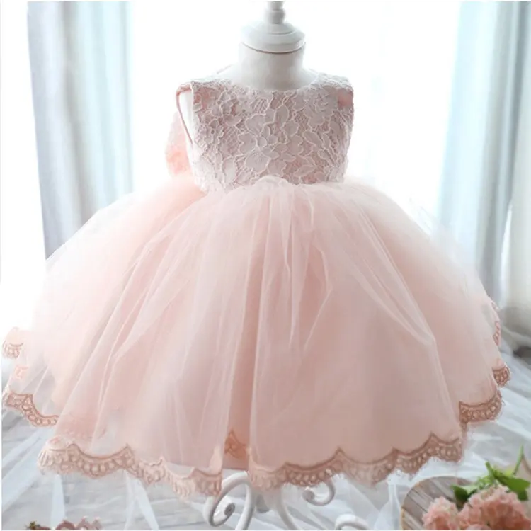 The New Baby Bow Dress Age 0-2 Years Old