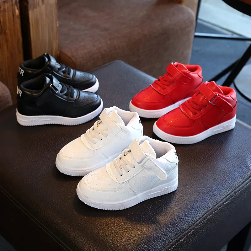 New Spring Shoes Children with White Cotton and Casual