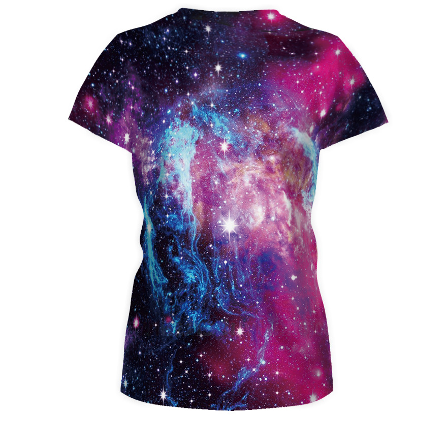 Title 4, Camiseta de manga curta com estampa 3D Starry F...