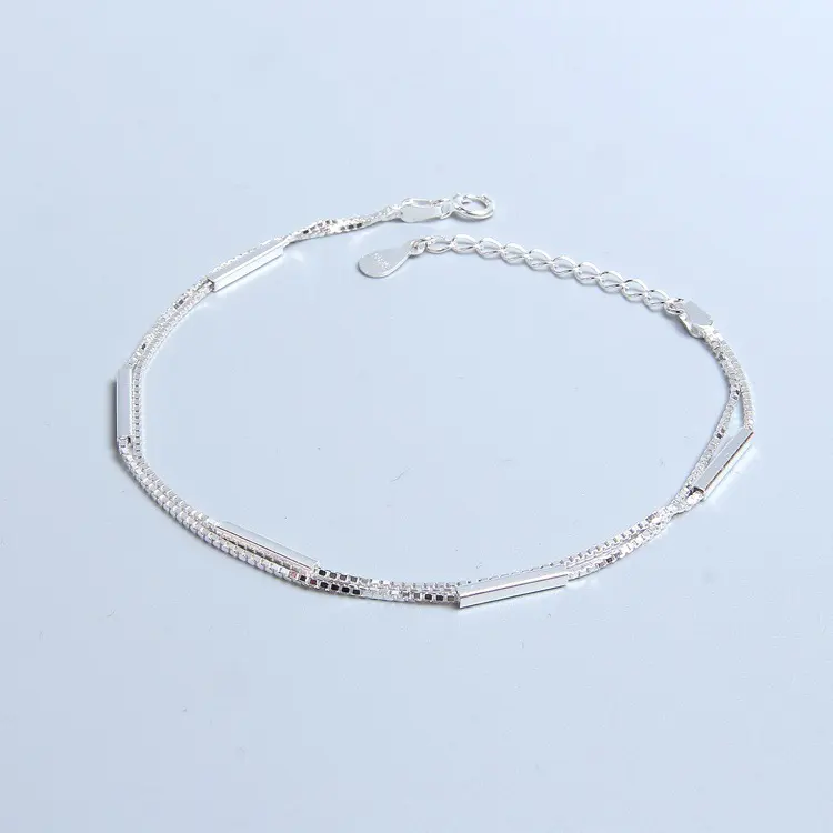 925 Sterling Silver Stick Bracelet