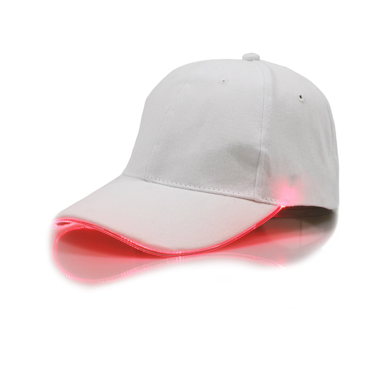 White cap red light