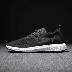 Flying woven shoes - Black - View 1