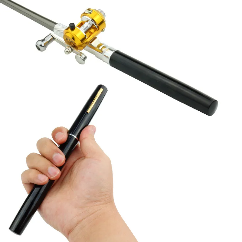 1 meters foreign trade Mini fishing rod, cross border Amazon WISH portable pen fishing rod Fishing Rod A – image 8