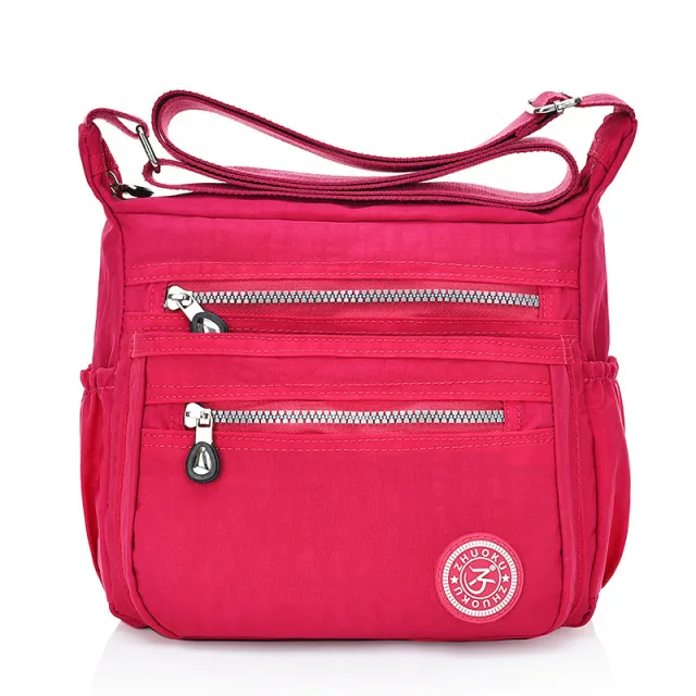Zhuo cool new handbag new shoulder bag lady cross waterproof nylon bag bag Pink - Shop at LoveMi
