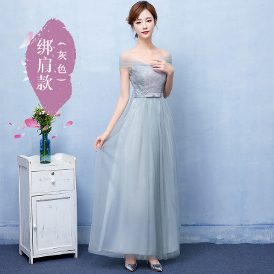 Bridesmaid Long Dress, Summer Dress,Evening Dress Gray - Shop at LoveMi