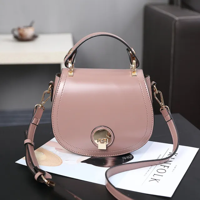 The New South Korean fashion handbag Mini Shoulder bag bag ladies handbag on behalf of a pig Pink - Shop at LoveMi