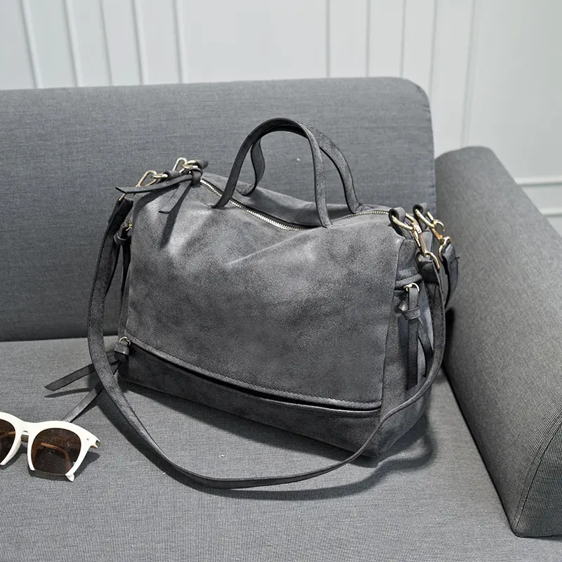 Female Fashion Handbags Bag Retro Matte Leather Bag Bag