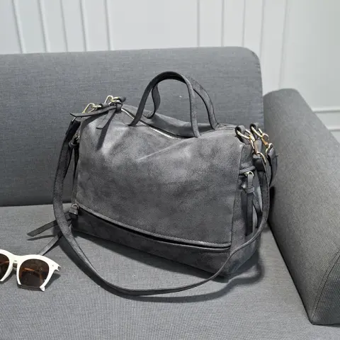 Female Fashion Handbags Bag Retro Matte Leather Bag Bag
