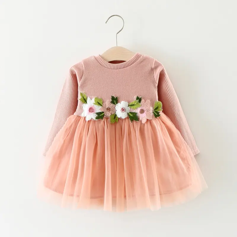 A031 New Fall Manufacturers Selling Children Waist Flowers Long