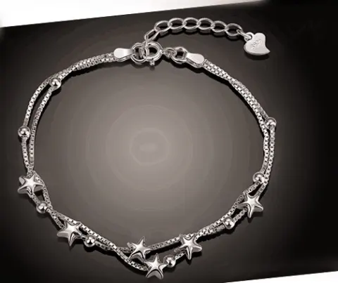 Creative Fashion S925 Silver Star Bracelet