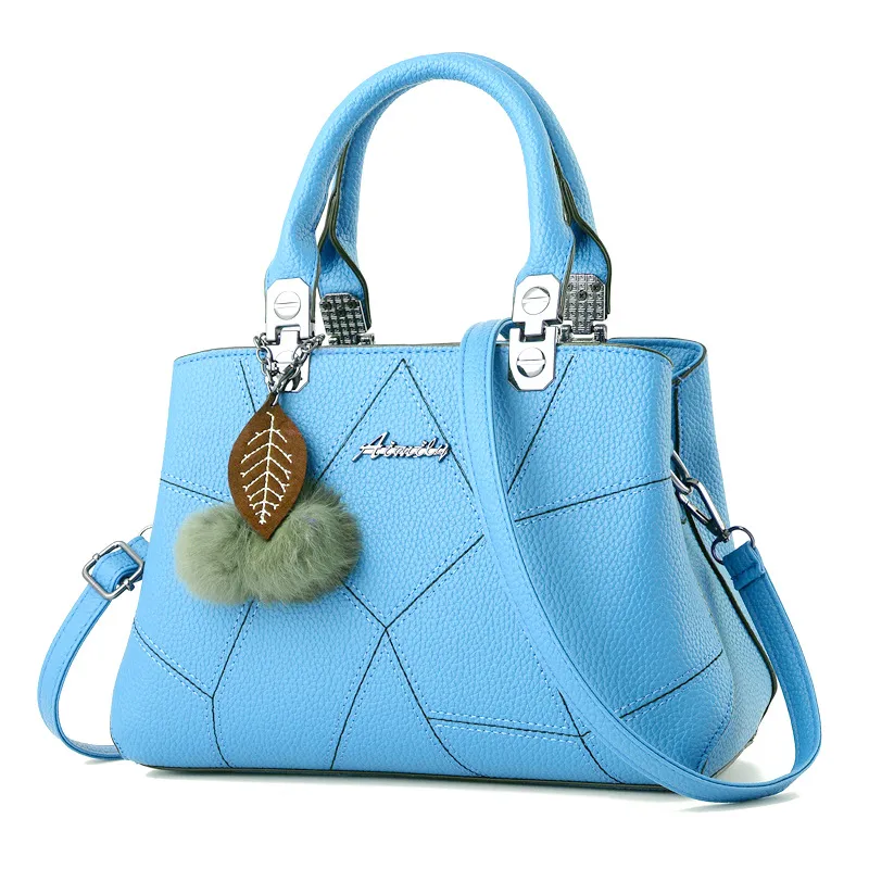 Shoulder New Bags Sweet Fashion Printed Diagonal Bag Manufacturers Selling One Generation - Blue