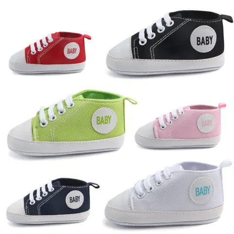 Canvas Classic Sports Sneakers Baby Boys Girls First Walkers