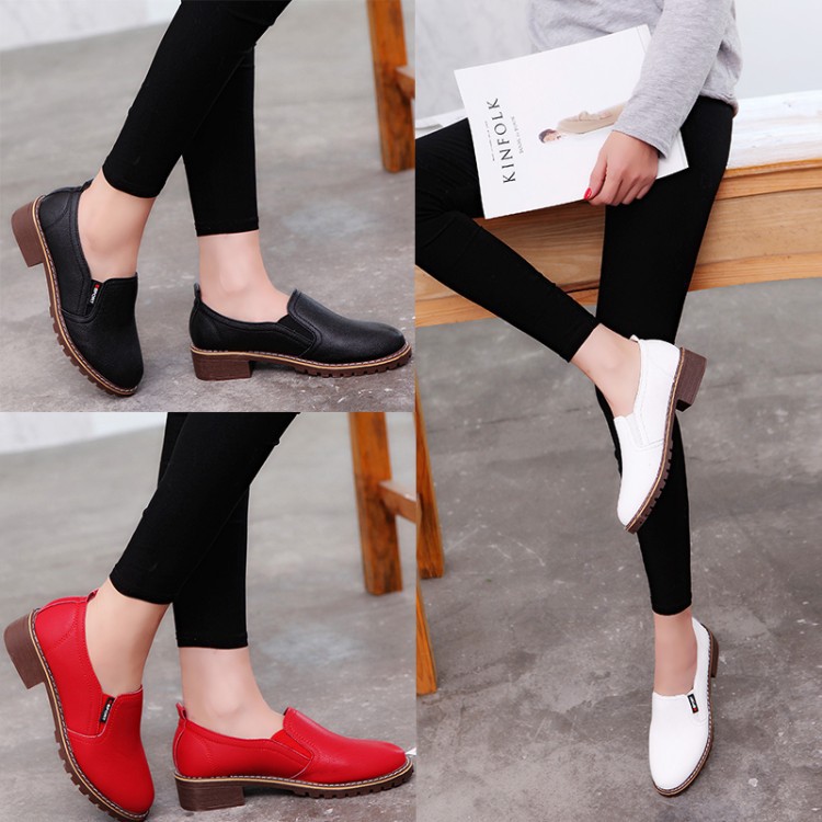 spring new ladies shoes Korean fashion single shoes Brock casual flat shoes