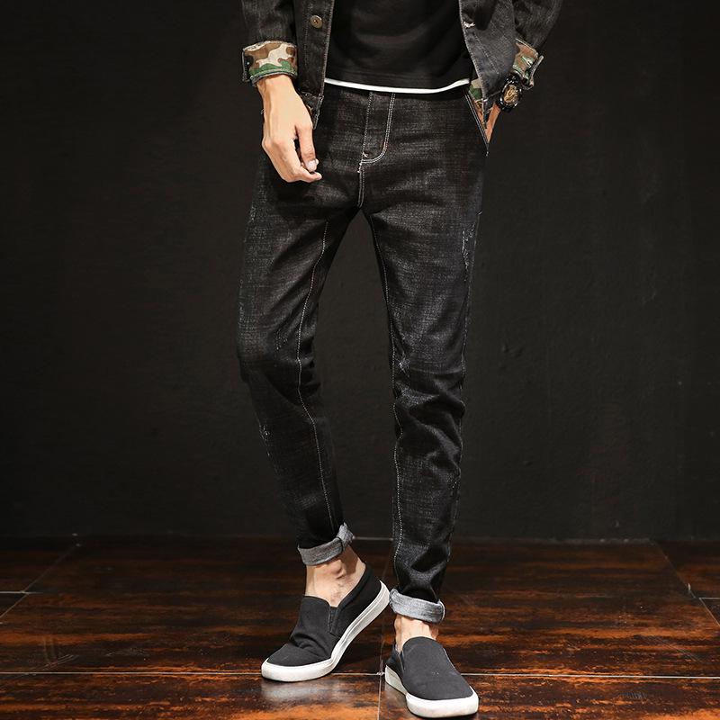 Lightweight men's stretch jeans