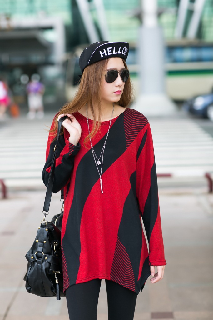 Quick Sell EBay Explosion Hot Stripe Pattern, Long Loose Jacket 0310 Real Shot Spot