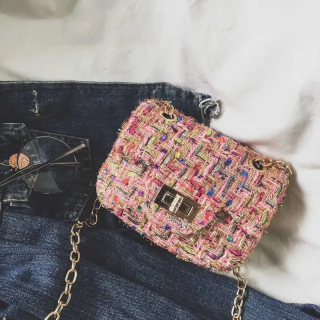 New Winter Bag All match Mini Small Bag Fashion Shoulder Bag Messenger Bag Female Parent Pink - Shop at LoveMi