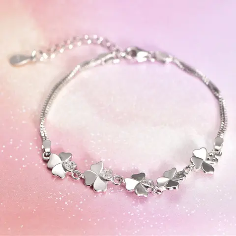 Four-leaf Clover Bracelet