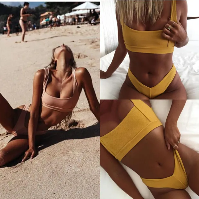 Bikini split swimsuit Yellow - Shop at LoveMi