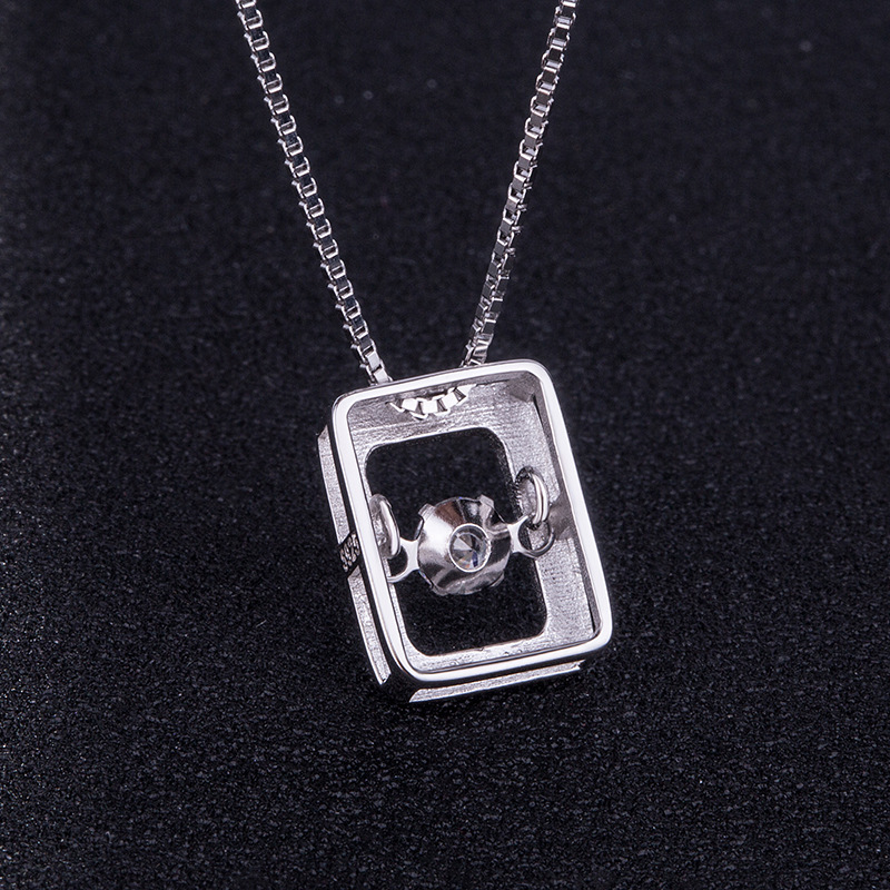 Rectangular Smart Pendant Necklace