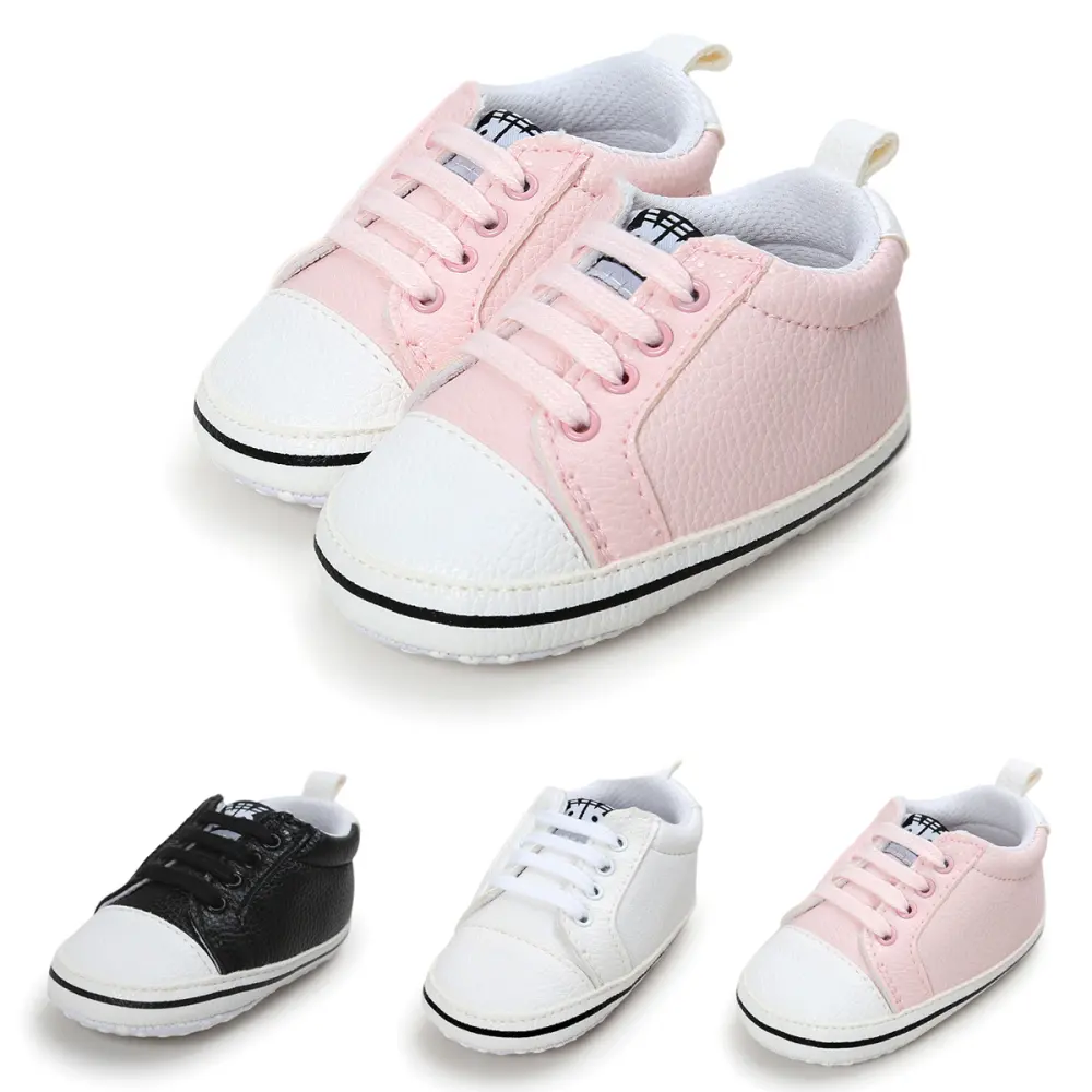 Three Baby Shoes Small Soft Non Slip Bottom 4682