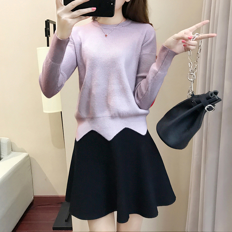 Embroidered sweater set