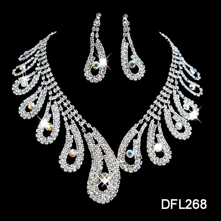 The New All-match Bride Wedding Accessories Diamond Suit Set
