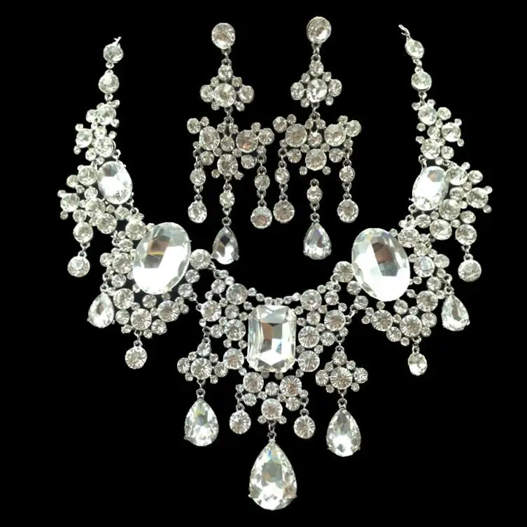 Rhinestone Big Crystal Bridal Sleeve Chain