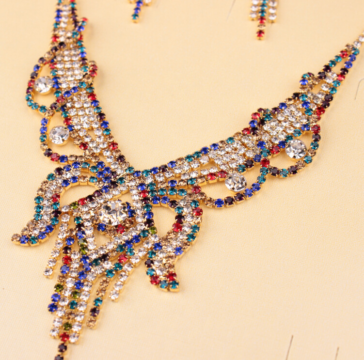 X526 low clearance sale, European and American exaggerated butterfly necklace, Earrings Set Bridal Jewelry — foto 9