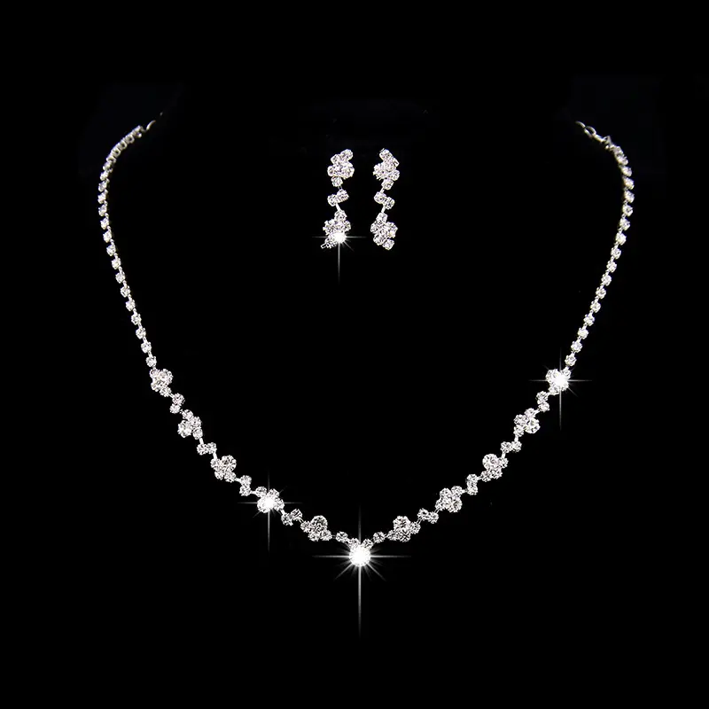 The Supply of Bridal Necklace Earrings Two Sets