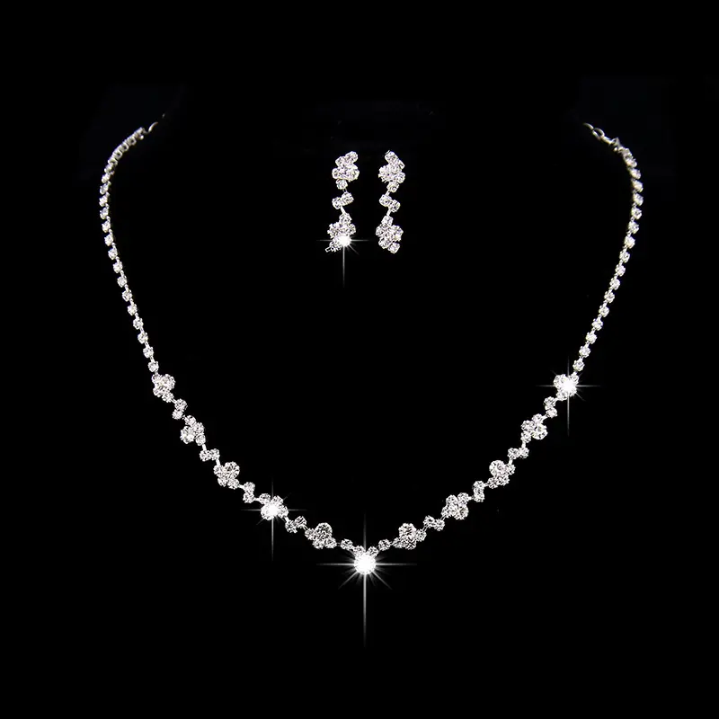 The supply of Bridal Necklace Earrings two
