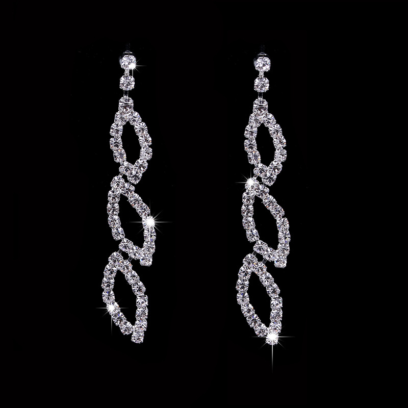 Wedding Photography Jewelry Classic Kiss Kiss EARRINGS NECKLACE BRIDAL Suit 451 Factory Direct Sales — foto 2