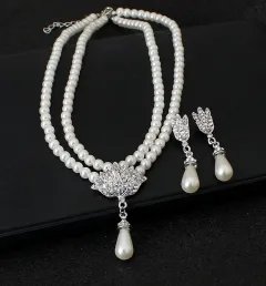 The new suit and pendant jewellery alloy necklace bride wedding accessories - View 1