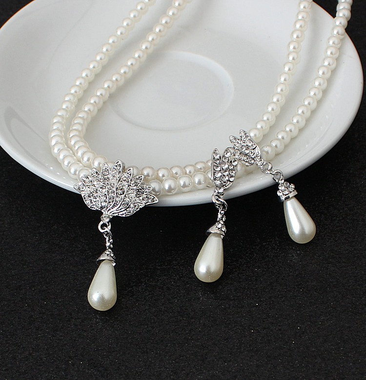 The new suit and pendant jewelry alloy necklace bride wedding accessories — foto 6