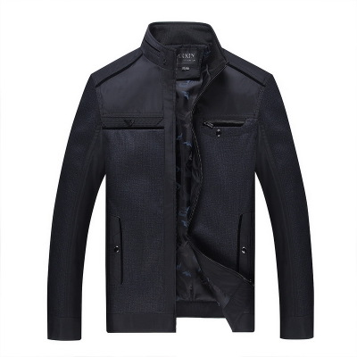 Men's Jacket Middle-aged Collar Autumn and Winter New Jacket Casual Jacket
