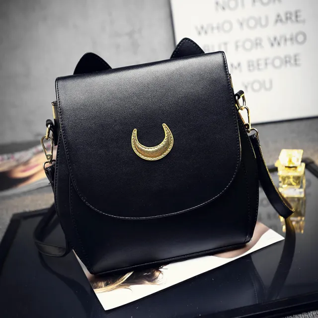 In the spring of , the new version of sailor Luna bangalor Fashion Shoulder Bag Backpack kitten Black - Shop at LoveMi