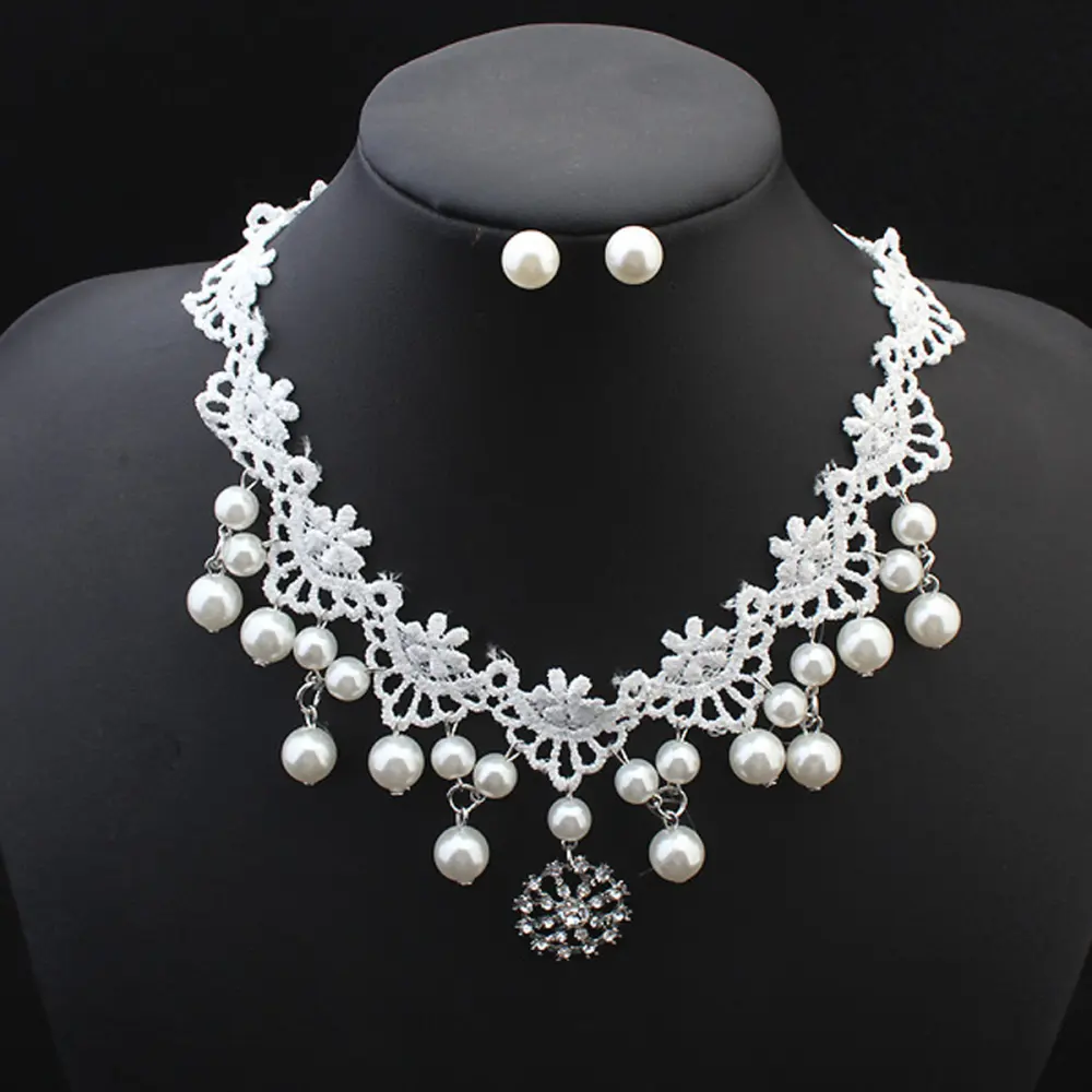 European Fashion Elegant Jewelry Bride Wedding Accessories Necklace Pearl