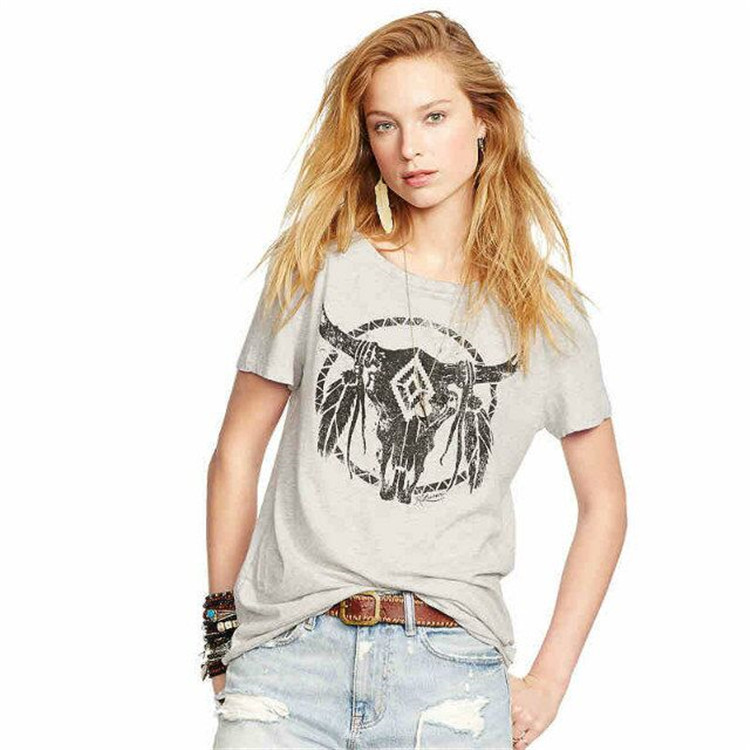 Ox Horn Printed T-shirt