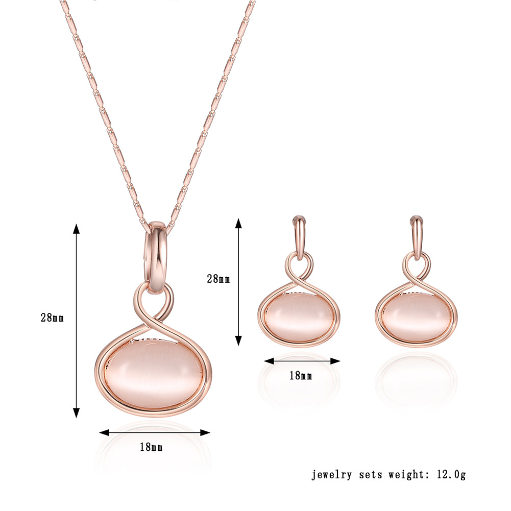 Модный комплект ювелирных изделий для свадебной вечеринки