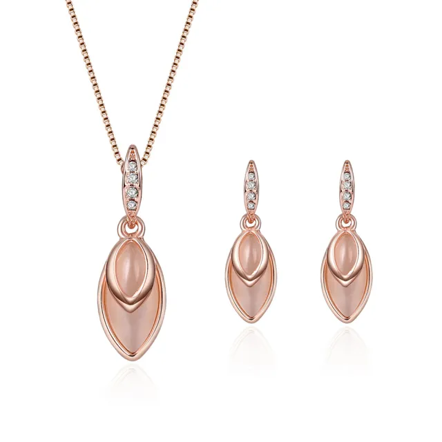 Gem Jewelry Set European And American Accessories Bridal Wedding Jewelry Set - Shop at LoveMi