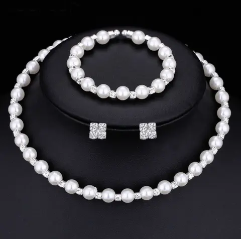Bridal Accessories 8MM Handmade Pearls