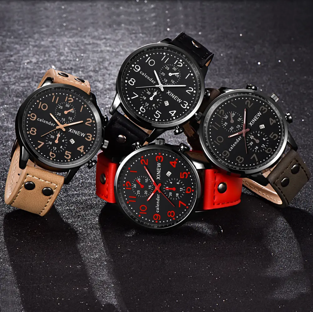 XINEW Belt's Business Calendar Quartz Speed Sold Through Micro
